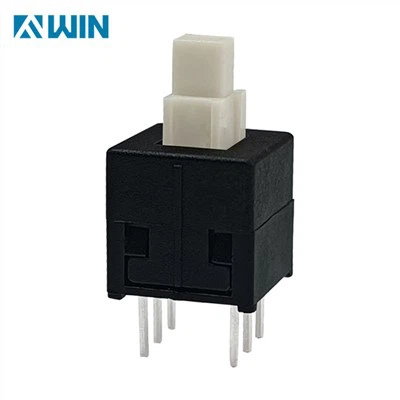 8,5*8,5 Pašbloķējošs spiedpogas slēdzis